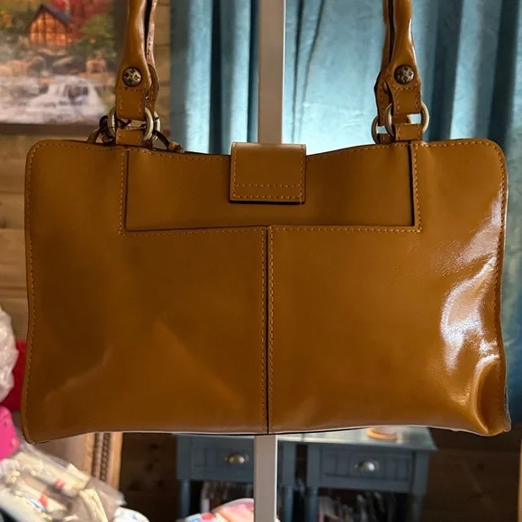 Patricia Nash Mustard Yellow Shoulder Bag - NWT - Picture 7 of 13